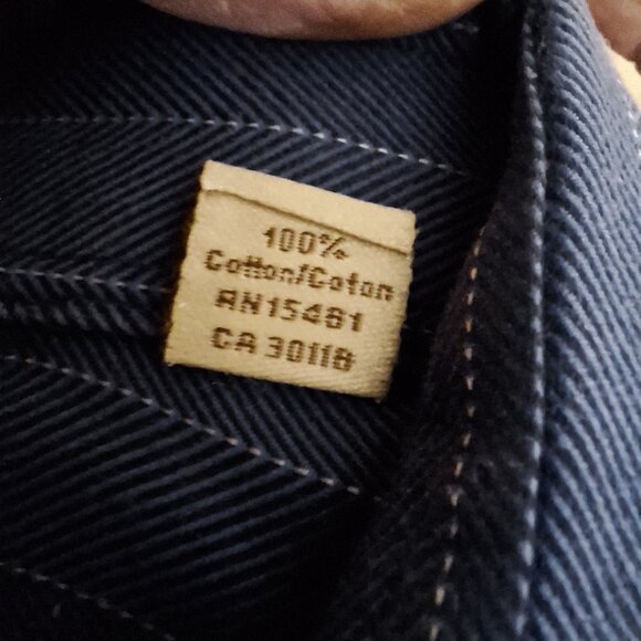 Bahama Men’s 16 100% Cotton Long Sleeve Button Up Striped Dress Shirt - Picture 6 of 7